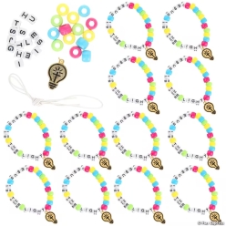 Jesus Is the Light VBS Bracelet Craft Kit-12Pk